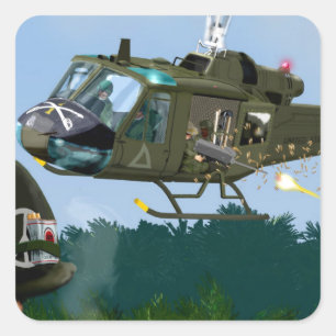ベトナム戦争鐘Huey. スクエアシール
