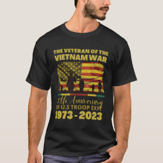 ベトナム戦争50周年退役軍人 Tシャツ