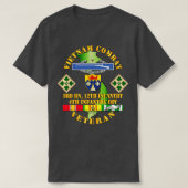 ベトナム戦闘歩兵退役軍人30月12日Infあり Tシャツ (デザイン正面)