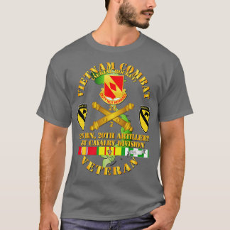 ベトナム戦闘退役軍人20 Bn 20 Artillery DUI Tシャツ