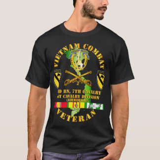 ベトナム戦闘騎兵退役軍人と2017年Cav DU Tシャツ
