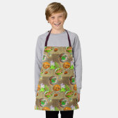 ベトナム料理エプロン エプロン (着用した状態)