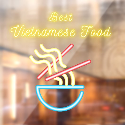 ベトナム料理 フォーの麺 レストラン ウィンドウサイン (シート2)