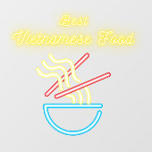 ベトナム料理 フォーの麺 レストラン ウィンドウサイン (シート)