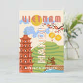 ベトナム旅行アート シーズンカード (スタンド正面)