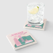 ベトナム旅行アート ストーンコースター (横)