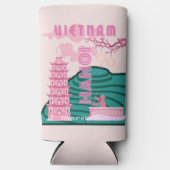 ベトナム旅行アート スリム缶クーラー (正面)