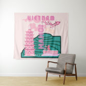 ベトナム旅行アート タペストリー (インサイチュ(横))