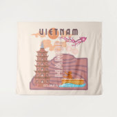 ベトナム旅行アート タペストリー (正面(横))