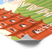 ベトナム旅行アート ポスター (角)