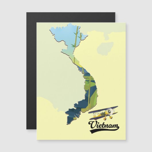 ベトナム旅行地図 (正面/裏面)