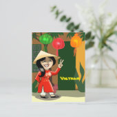 ベトナム旅行 ポストカード (スタンド正面)