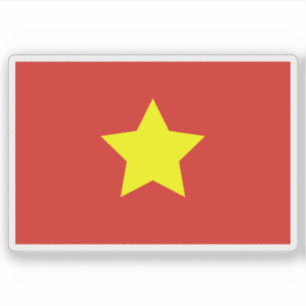 ベトナム民主共和国国旗(45年~55年) シール