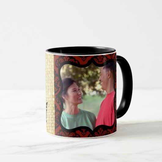 ベトナム犬2018グリーティングフォトフレーム2 マグカップ (正面右)