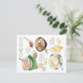 ベトナム甘いスープはがき ポストカード (スタンド正面)