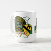 ベトナム第1騎兵隊Div (空気Cav) コーヒーマグカップ (正面左)
