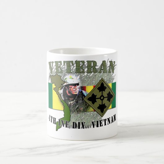ベトナム第4 Inf Div (CIB無し) コーヒーマグカップ (中央)