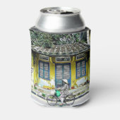 ベトナム自転車，ホイアン 缶クーラー (缶裏面)