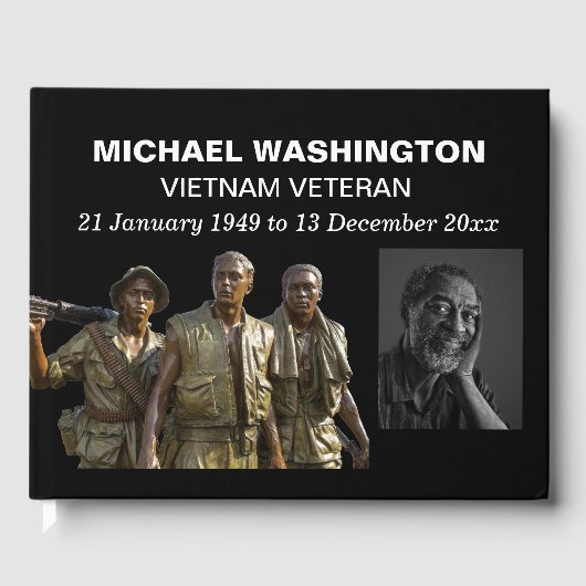 ベトナム記念写真付き写真集 ゲストブック (正面)