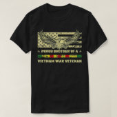 ベトナム誇りを持った退役軍人軍隊Vのメンズブラザー Tシャツ (デザイン正面)