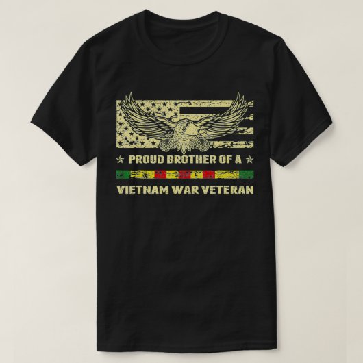 ベトナム誇りを持った退役軍人軍隊Vのメンズブラザー Tシャツ (デザイン正面)