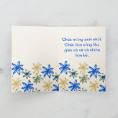 ベトナム誕生日カード シーズンカード (内部)