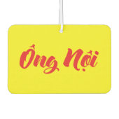 ベトナム語（父方）祖父 – オングộニ カーエアーフレッシュナー (正面)