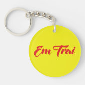 ベトナム語（若い）ブラザー – Em Trai ～ế Ting Vitệ キーホルダー (正面)