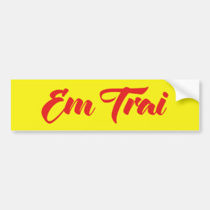ベトナム語(若い)ブラザー – Em Trai ~ế Ting Vitệ バンパーステッカー