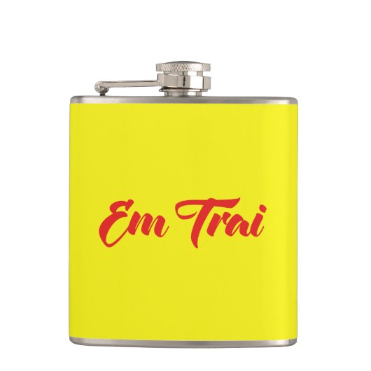 ベトナム語（若い）ブラザー – Em Trai ～ế Ting Vitệ フラスク (正面)