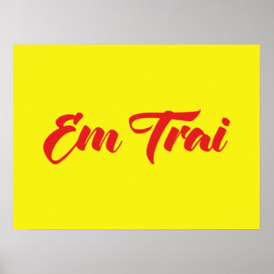 ベトナム語(若い)ブラザー – Em Trai ~ế Ting Vitệ ポスター