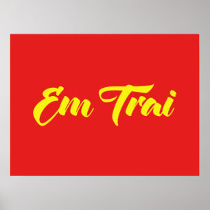 ベトナム語(若い)ブラザー – Em Trai ~ế Ting Vitệ ポスター