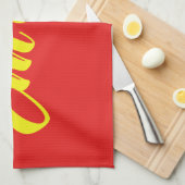 ベトナム語（若い）姉妹 – Em Gai ～ế Ting Vitệ キッチンタオル (四つ折り)