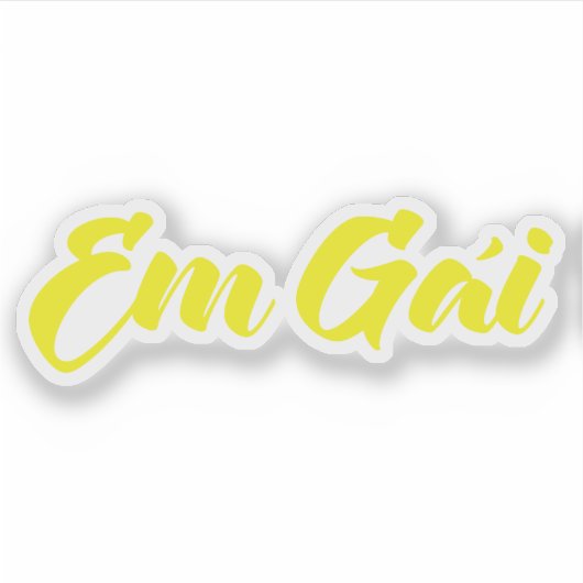 ベトナム語(若い)姉妹 – Em Gai ~ế Ting Vitệ シール (正面)