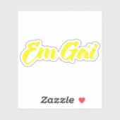 ベトナム語(若い)姉妹 – Em Gai ~ế Ting Vitệ シール (シート)
