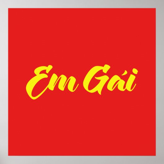 ベトナム語(若い)姉妹 – Em Gai ~ế Ting Vitệ ポスター (正面)