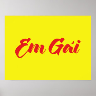 ベトナム語(若い)姉妹 – Em Gai ~ế Ting Vitệ ポスター