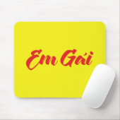 ベトナム語(若い)姉妹 – Em Gai ~ế Ting Vitệ マウスパッド (マウス)