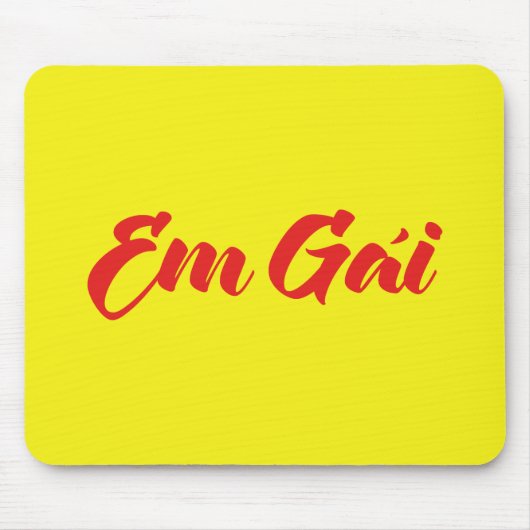 ベトナム語(若い)姉妹 – Em Gai ~ế Ting Vitệ マウスパッド (正面)