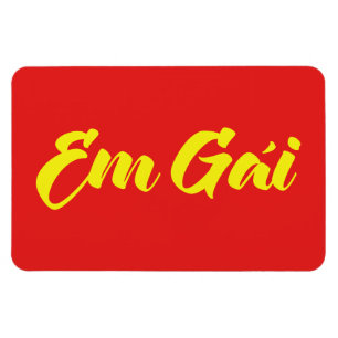 ベトナム語(若い)姉妹 – Em Gai ~ế Ting Vitệ マグネット