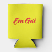 ベトナム語（若い）姉妹 – Em Gai ～ế Ting Vitệ 缶クーラー (正面)