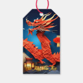 ベトナム赤龍の新年の名前GTを追加 ギフトタグ (正面)