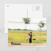 ベトナム農家 ポストカード (正面/裏面)
