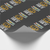 ベトナム退役軍人じいちゃん兵士孫娘 ラッピングペーパー (角)