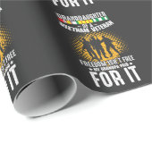 ベトナム退役軍人じいちゃん兵士孫娘 ラッピングペーパー (ロールコーナー)