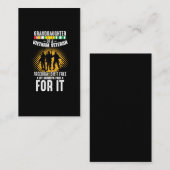 ベトナム退役軍人じいちゃん兵士孫娘 名刺 (正面/裏面)