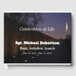 ベトナム退役軍人とワシントン記念館 ゲストブック