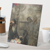 ベトナム退役軍人の献上品 台座サイン (インサイチュ)