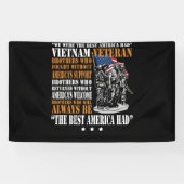 ベトナム退役軍人ザ最高のアメリカ誇りを持ったは 横断幕 (横)