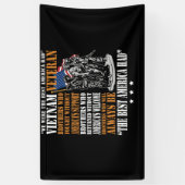 ベトナム退役軍人ザ最高のアメリカ誇りを持ったは 横断幕 (縦)